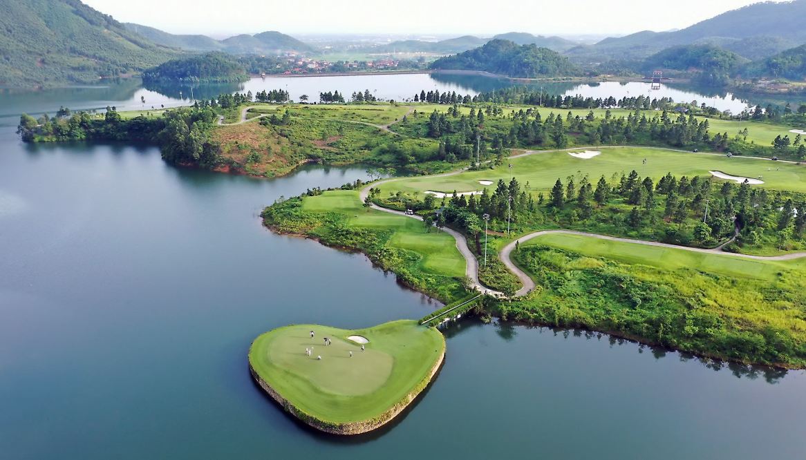 Sơ đồ sân golf Thanh Lanh